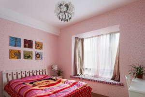 [成都维度装饰]粉色儿童房设计，给小孩一片梦幻的天地