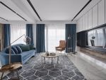 万科蓝山现代风格115平米三居室装修案例
