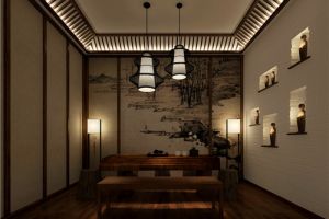 中式茶室设计元素