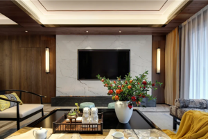 [北京玖雅装饰]275㎡大平层新中式装修，古典优雅的空间！