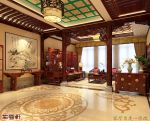 中式古典风格200平别墅装修案例