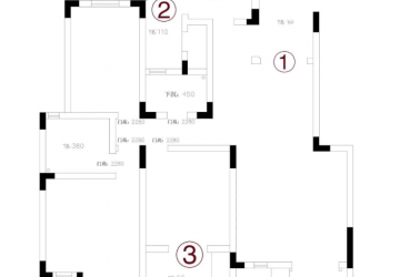 珠泉新城125平米现代北欧四室两厅装修案例