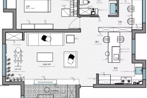 [南京软饰空间装饰]85平新中式装修案例，简约又充满温度的家！