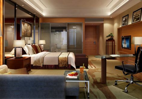 广州酒店新古典风格5000平米装修案例