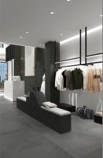 广州服装店简约风格180平米装修案例