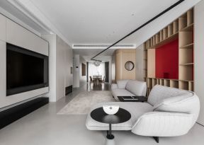 130平新房现代风格客厅装修效果图
