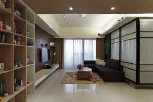 [杭州奥林装饰]客厅的柜子都有哪些设计方式，风格有哪些