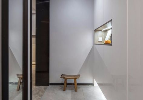 大名城紫金九号128㎡三居室现代风格装修案例