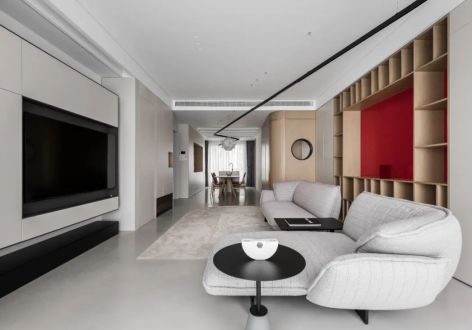 大众家园144平米三居室简约风格设计案例
