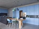 [佛山众森装饰]蓝色厨房装修设计，四种不同搭配方案！