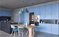 [佛山众森装饰]蓝色厨房装修设计，四种不同搭配方案！