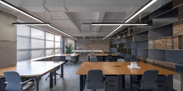 办公空间工业风格465㎡设计方案