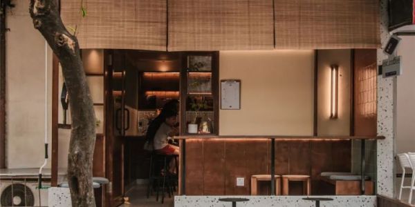 治愈咖啡店日式风格20㎡设计方案