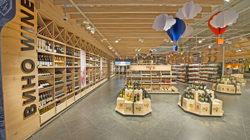 温馨1000平米超市装修案例