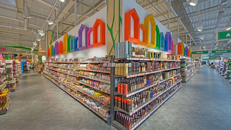 1000平米超市设计图图片