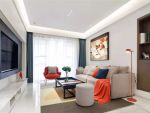 中海金沙里现代风格112平米三居室装修案例