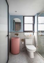 现代轻奢风格房子卫生间装修设计图