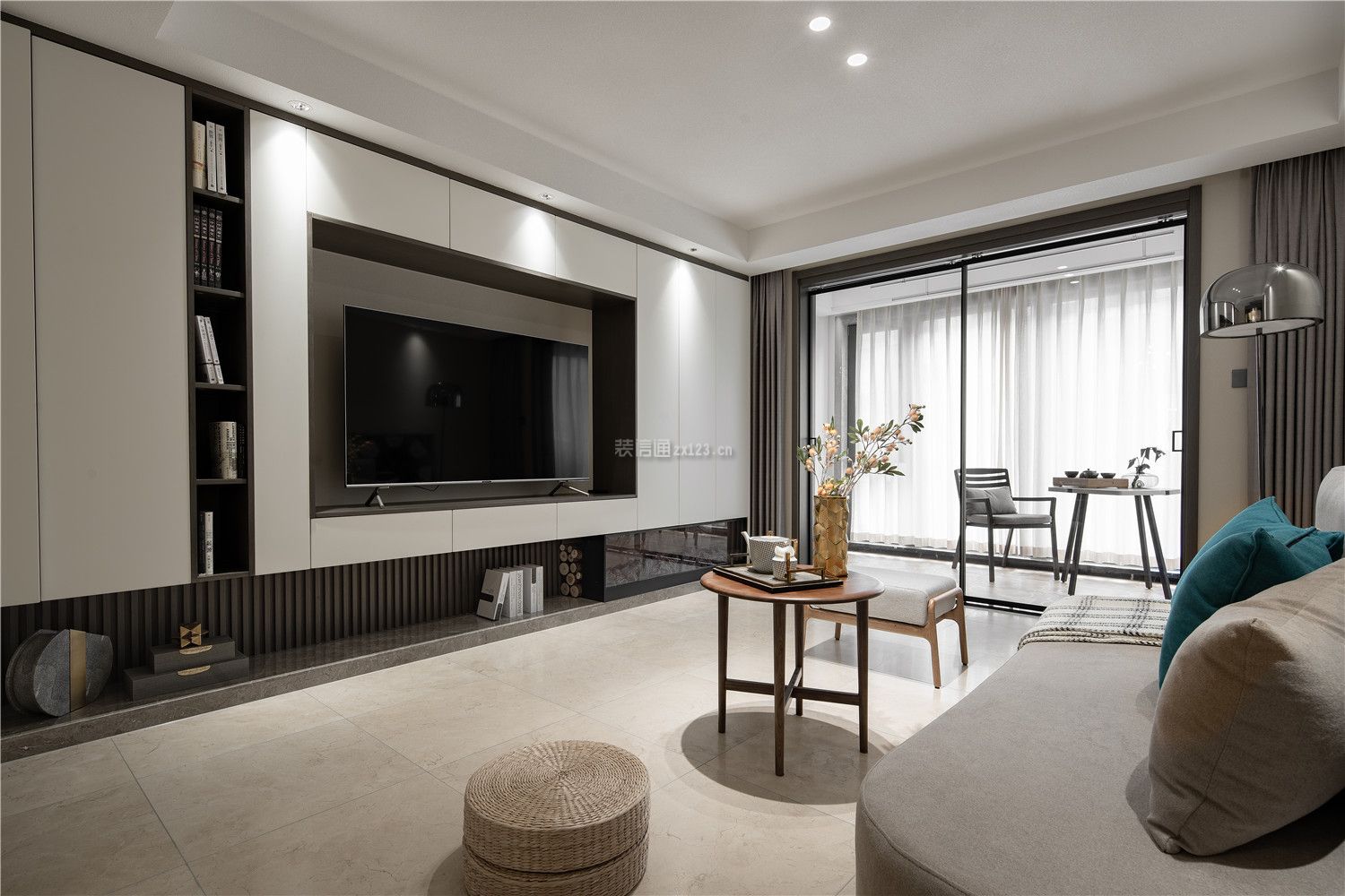 长沙市现代风格130平米装修效果图案例_长沙卓昊装饰装修设计案例