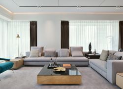 现代简约风格客厅家具沙发装修设计效果图
