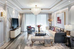 [北京鸿业晟装饰]客厅装修攻略，打造时尚舒适的家！