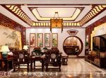 [北京紫云轩装饰]古色古香中式别墅，很有韵味和质感！