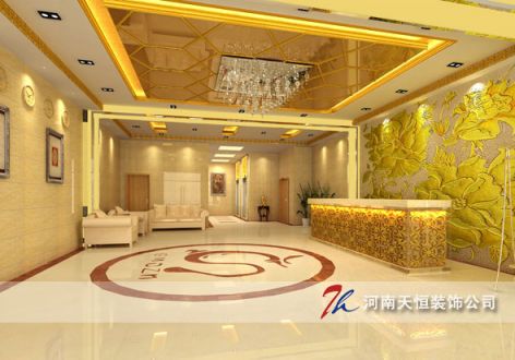 郑州酒店欧式风格888平米装修案例