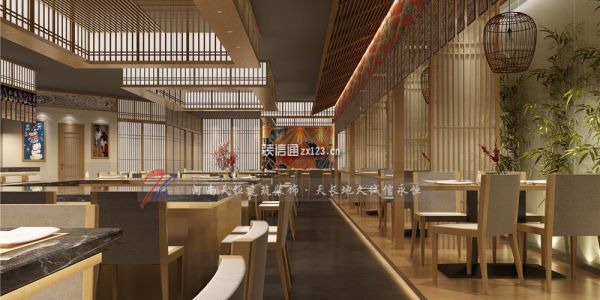 餐厅日式风格329㎡设计方案