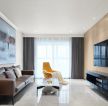 现代风格家装客厅沙发摆放效果图