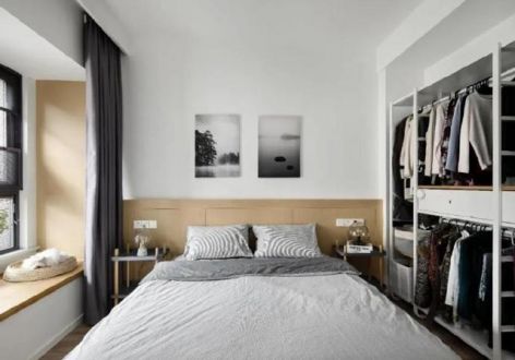中环国际现代风格77平米二居室装修设计图案例