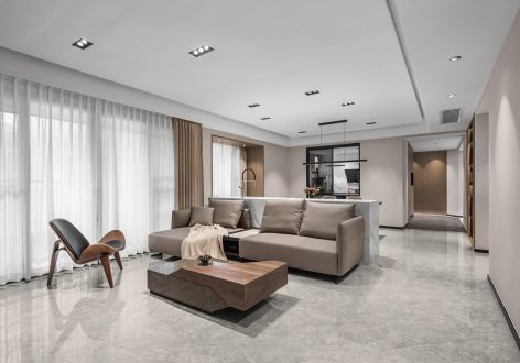 浦东雅典145㎡四居室现代风格装修案例