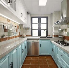 130平方米房子地中海风格厨房装修图片-每日推荐