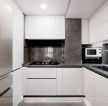 小户型现代简约白色厨房设计装修效果图