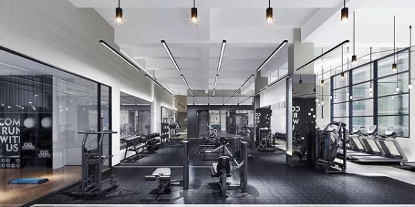 健身房现代风格459㎡设计方案