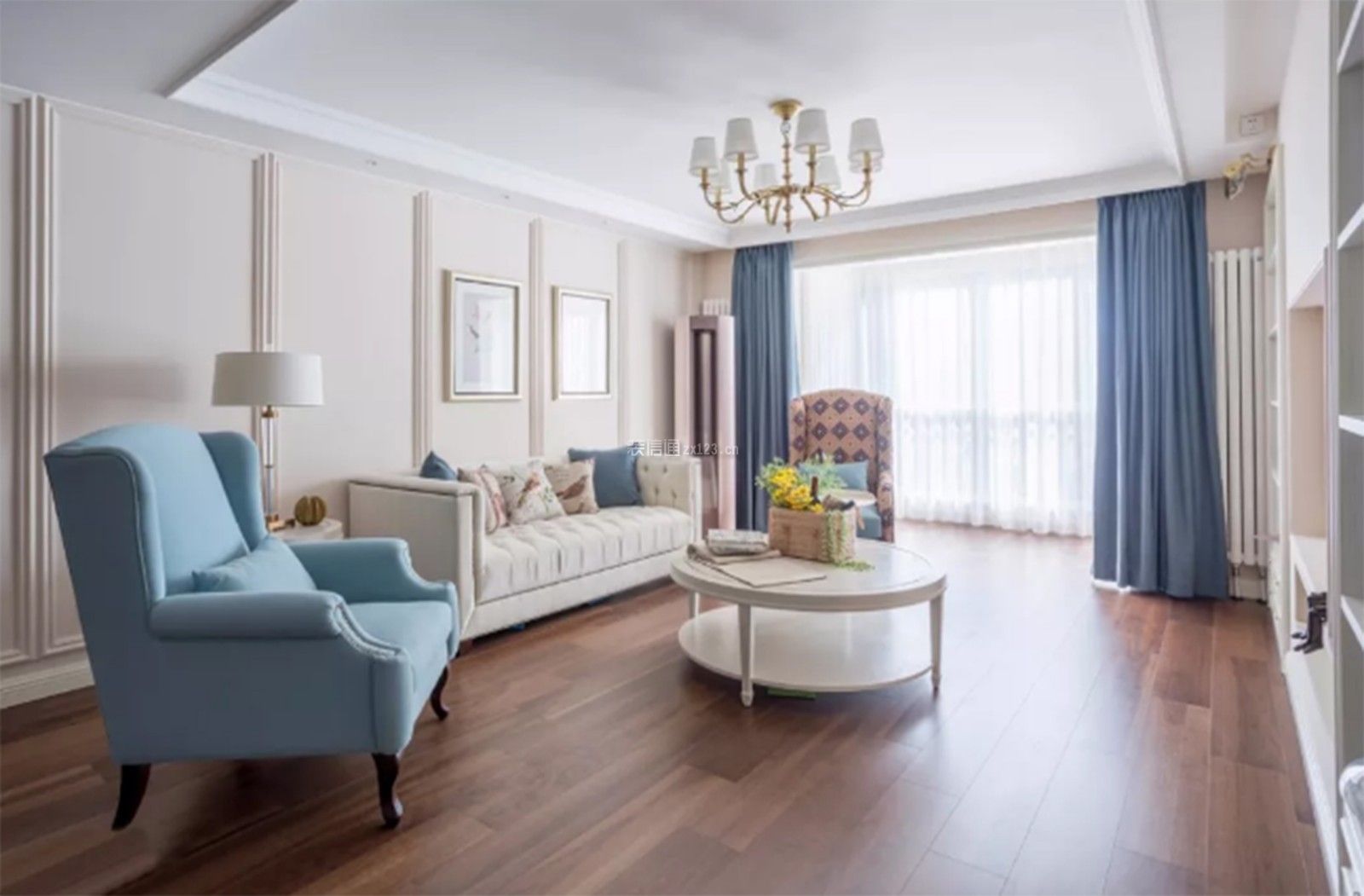 客厅窗帘搭配效果图 客厅窗帘装修效果图欣赏