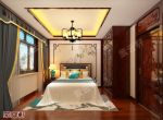 中湾国际中式风格136平米四居室装修案例