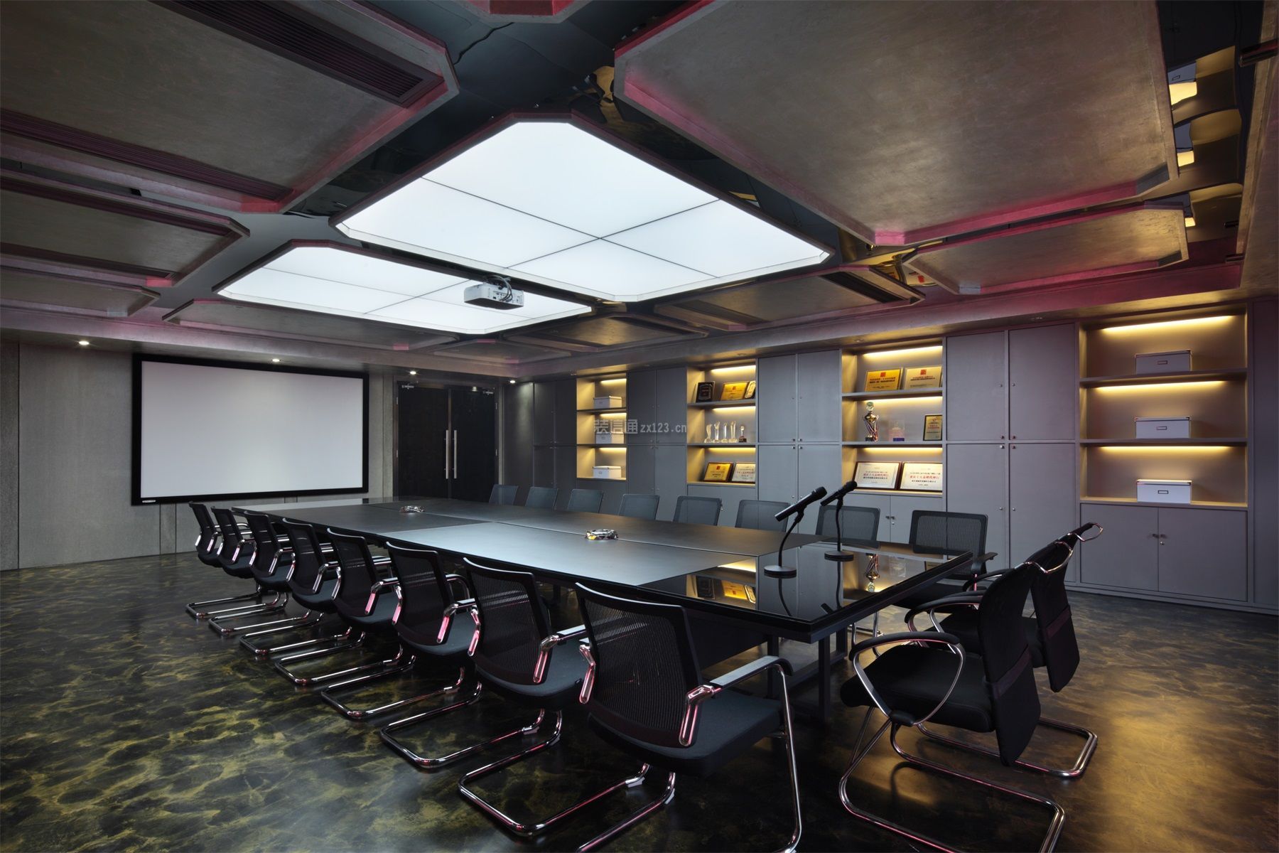 办公室会议室装修图 办公室会议室