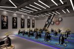 健身房现代风格1000平米装修案例