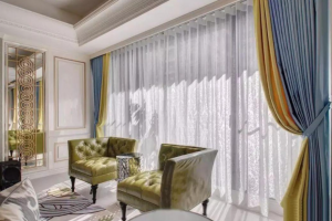 [成都领航装饰]客厅窗帘什么颜色好,有什么选购技巧