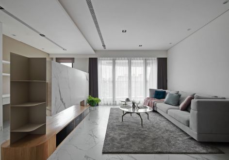 铭城国际社区122平法式风格三居室装修案例