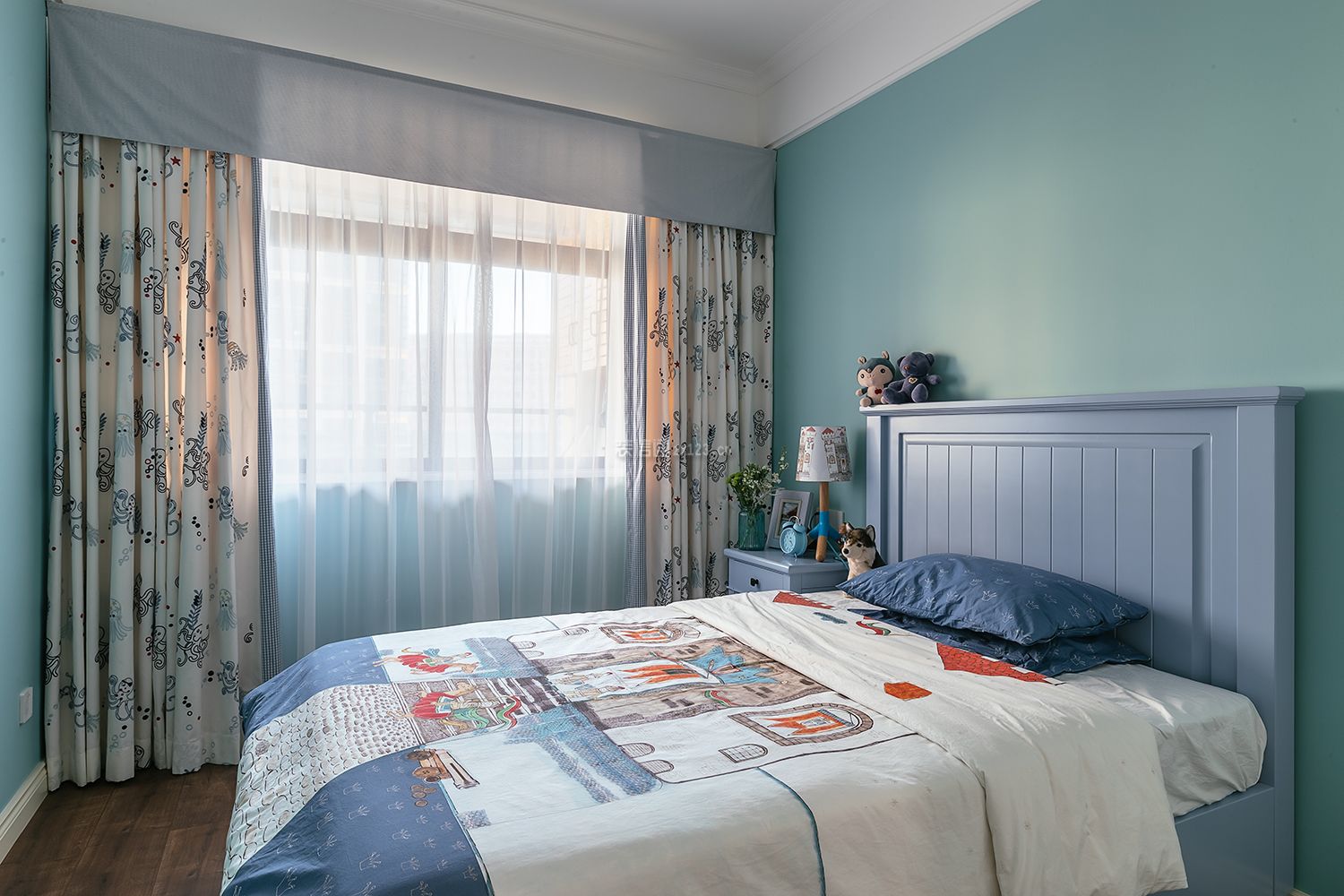 卧室窗帘效果图欣赏 卧室窗帘颜色设计