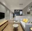 40平方单身公寓室内木地板装修效果图
