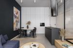 40平方单身公寓餐厅厨房装修效果图