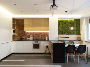 40平方单身公寓开放式厨房装修设计图