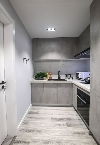 40平方单身公寓厨房装修设计实景图