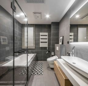 2022三室两厅两卫浴室装潢设计图片-每日推荐