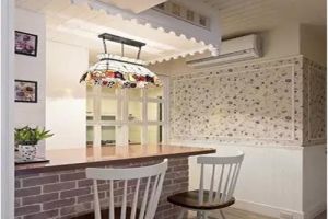 [西安海创亿邦装饰]厨房吧台如何设计 厨房吧台装修效果图