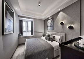 灰色卧室装修 灰色卧室 现代简约卧室风格