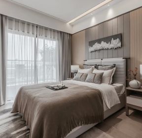 100平米房屋新中式卧室装修效果图大全-每日推荐