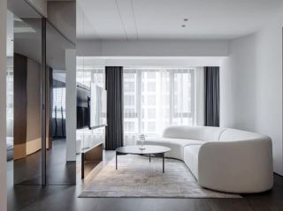 110平方客厅沙发造型装饰设计效果图
