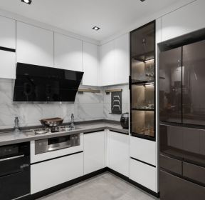 110平方厨房现代简约装修设计效果图-每日推荐